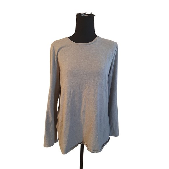 Pure J Jill Tag less Stretch-Cotton Crew Neck Tee Casual Lightweight Size M - Picture 1 of 7